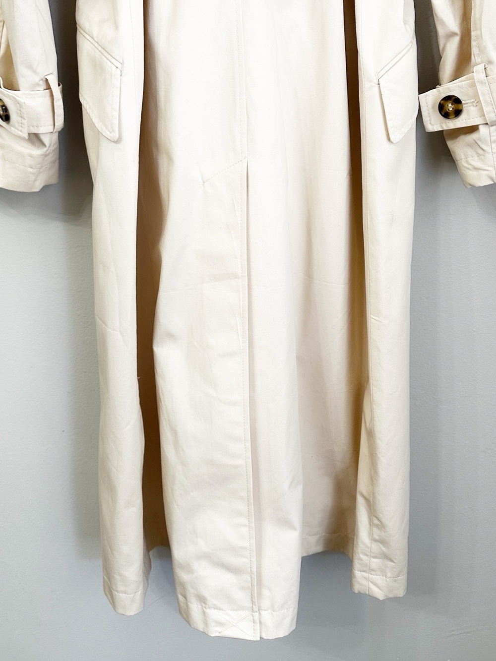 H&M Beige Trench Coat with Belt NWOT - Picture 8 of 12